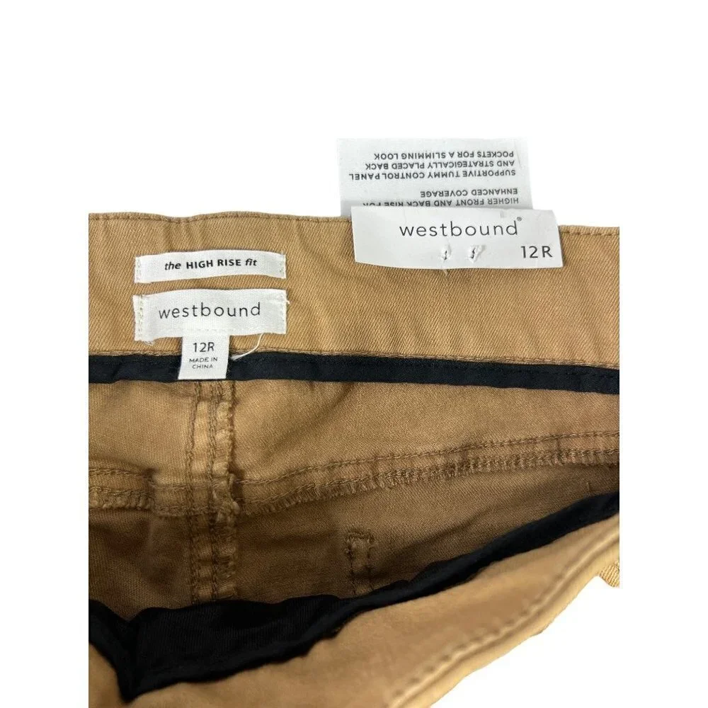 Westbound Women's Light Brown High Rise Skinny Jeans